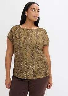 T-shirt bi-matière, bonprix T-shirt bi-matière, bonprix