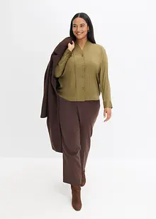 Chemisier fluide en satin, bonprix Chemisier fluide en satin, bonprix