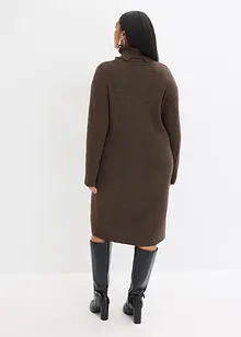 Robe en maille côtelée à col roulé, bonprix Robe en maille côtelée à col roulé, bonprix