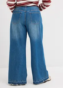 Wide-Leg-Jeans Mid Waist, Bequembund, bonprix Wide-Leg-Jeans Mid Waist, Bequembund, bonprix