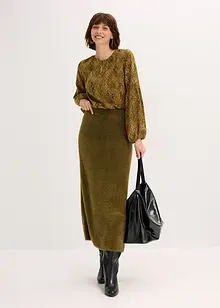 Jupe en maille poilue toute douce, bonprix Jupe en maille poilue toute douce, bonprix