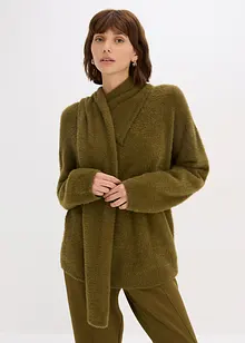 Pull oversize avec écharpe, bonprix Pull oversize avec écharpe, bonprix
