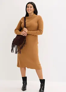 Strickkleid aus fließendem Viskose-Mix, bonprix Strickkleid aus fließendem Viskose-Mix, bonprix