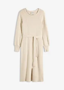 Robe pull fluide et côtelée en viscose majoritaire, bonprix Robe pull fluide et côtelée en viscose majoritaire, bonprix