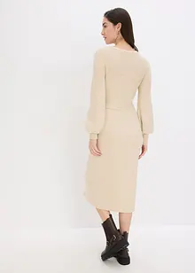 Robe pull fluide et côtelée en viscose majoritaire, bonprix Robe pull fluide et côtelée en viscose majoritaire, bonprix