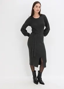 Ripp-Strickkleid aus fließendem Viskose-Mix, bonprix Ripp-Strickkleid aus fließendem Viskose-Mix, bonprix