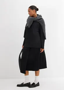 Jupe midi en viscose mélangée, bonprix Jupe midi en viscose mélangée, bonprix