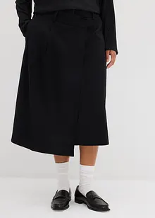 Jupe midi en viscose mélangée, bonprix Jupe midi en viscose mélangée, bonprix