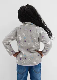 kuschelige Fleecejacke mit Kontrastdetails, bonprix kuschelige Fleecejacke mit Kontrastdetails, bonprix