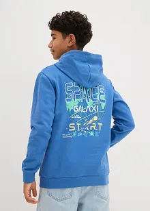 Hoodie mit Rückenprint aus reiner Bio-Baumwolle, bonprix Hoodie mit Rückenprint aus reiner Bio-Baumwolle, bonprix
