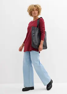 Langarmshirt aus Baumwoll-Viskose-Mix, bonprix Langarmshirt aus Baumwoll-Viskose-Mix, bonprix