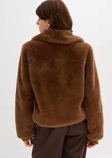 Veste en peluche, bonprix Veste en peluche, bonprix