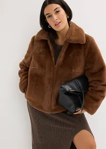 Fellimitat-Jacke, bonprix Fellimitat-Jacke, bonprix