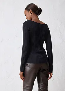 Feinstrickpullover aus Merinowolle, bonprix Feinstrickpullover aus Merinowolle, bonprix