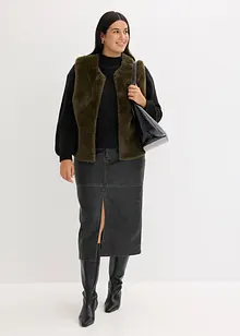 Gilet sans manches en peluche, bonprix Gilet sans manches en peluche, bonprix