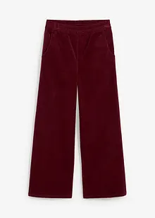 Pantalon en velours côtelé, taille haute élastiquée, bonprix Pantalon en velours côtelé, taille haute élastiquée, bonprix