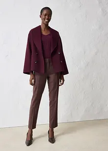 Pantalon étroit en laine mélangée, bonprix Pantalon étroit en laine mélangée, bonprix