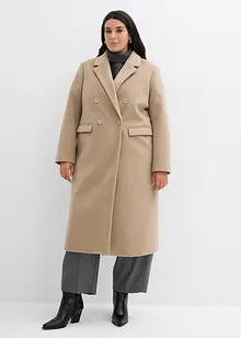 Manteau croisé aspect laine, bonprix Manteau croisé aspect laine, bonprix