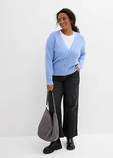 Gilet en maille côtelée, bonprix Gilet en maille côtelée, bonprix