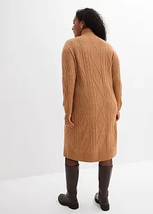 Robe en maille à motif torsadé, bonprix Robe en maille à motif torsadé, bonprix