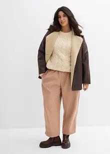 Oversize-Pullover mit Zopfmuster, bonprix Oversize-Pullover mit Zopfmuster, bonprix