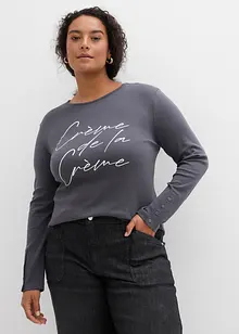 T-shirt manches longues 100% coton, bonprix T-shirt manches longues 100% coton, bonprix