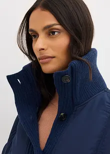 Veste rembourrée à finitions côtelées, bonprix Veste rembourrée à finitions côtelées, bonprix