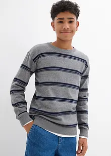Feinstrickpullover aus reiner Baumwolle, recyclingfähig, bonprix Feinstrickpullover aus reiner Baumwolle, recyclingfähig, bonprix
