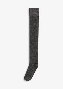 Chaussettes jambières en coton majoritaire et fil lurex, bonprix Chaussettes jambières en coton majoritaire et fil lurex, bonprix