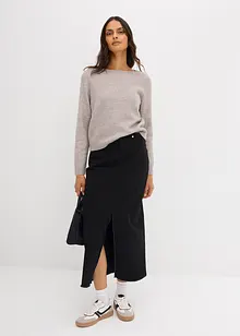 Pull en maille col bateau, bonprix Pull en maille col bateau, bonprix