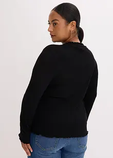 T-shirt côtelé en viscose majoritaire, bonprix T-shirt côtelé en viscose majoritaire, bonprix