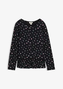 T-shirt manches longues en coton extensible, bonprix T-shirt manches longues en coton extensible, bonprix