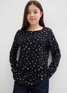 T-shirt manches longues en coton extensible, bonprix T-shirt manches longues en coton extensible, bonprix