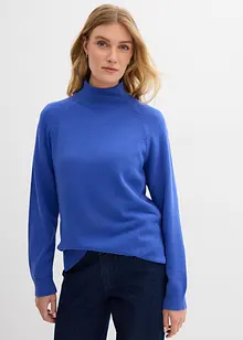 Pull col roulé 100% coton, bonprix Pull col roulé 100% coton, bonprix