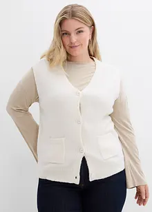 Gilet sans manches en maille, bonprix Gilet sans manches en maille, bonprix