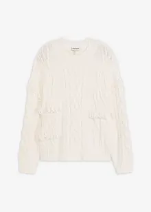 Pull oversize à franges, bonprix Pull oversize à franges, bonprix