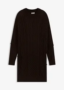 Strickkleid mit Zopfmuster, bonprix Strickkleid mit Zopfmuster, bonprix