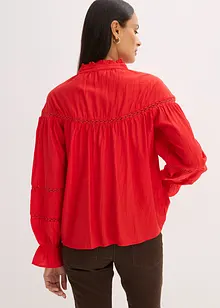 Schlupfbluse aus feinem Viskose-Mix, bonprix Schlupfbluse aus feinem Viskose-Mix, bonprix