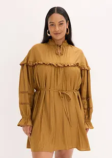Robe courte en fine viscose mélangée, bonprix Robe courte en fine viscose mélangée, bonprix
