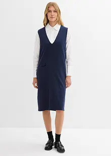 Strickkleid aus reiner Baumwolle, bonprix Strickkleid aus reiner Baumwolle, bonprix
