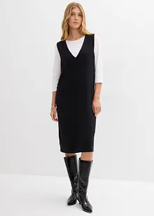 Strickkleid aus reiner Baumwolle, bonprix Strickkleid aus reiner Baumwolle, bonprix