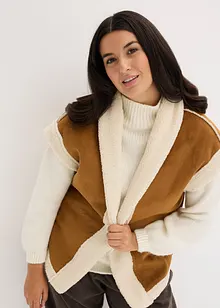 Gilet sans manches en sherpa, bonprix Gilet sans manches en sherpa, bonprix