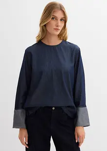 Blouse en jean à manches amples, bonprix Blouse en jean à manches amples, bonprix