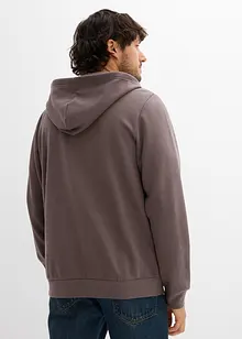 Kapuzen-Sweatjacke mit Reißverschluss, bonprix Kapuzen-Sweatjacke mit Reißverschluss, bonprix