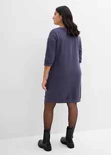 Sweatkleid, 3/4 Arm, innen weich angerauht, bonprix Sweatkleid, 3/4 Arm, innen weich angerauht, bonprix