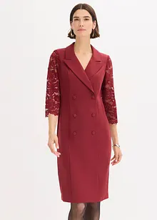 Blazer-Kleid mit Spitzenärmeln, bonprix Blazer-Kleid mit Spitzenärmeln, bonprix