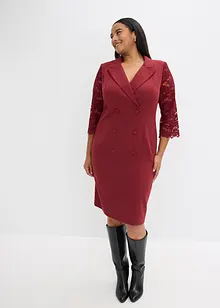 Robe blazer avec manches en dentelle, bonprix Robe blazer avec manches en dentelle, bonprix