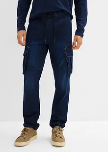 Regular Fit Jeans-Jogger mit Komfortbund, Straight, bonprix Regular Fit Jeans-Jogger mit Komfortbund, Straight, bonprix