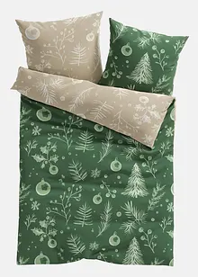 Parure de lit avec motif floral de Noël, bonprix Parure de lit avec motif floral de Noël, bonprix