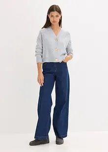 Gilet en maille ajourée, bonprix Gilet en maille ajourée, bonprix